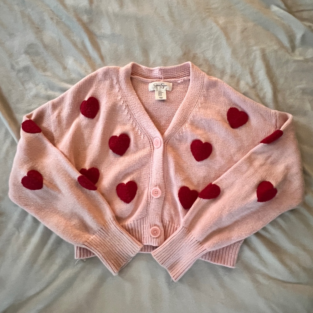 Pink Heart Sweater